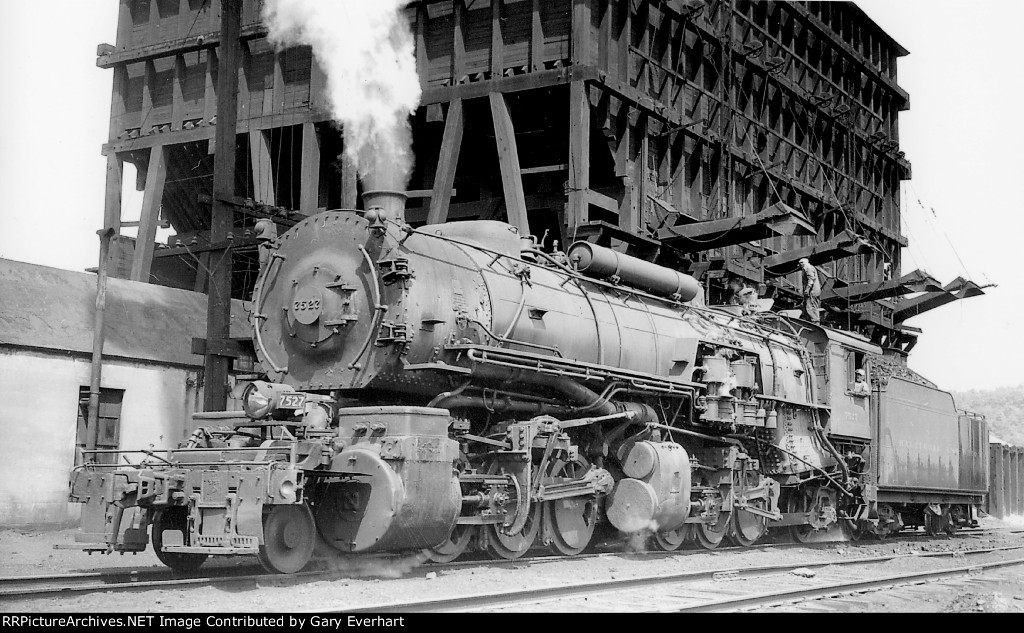 BO 2-6-6-2 #7527 - Baltimore & Ohio